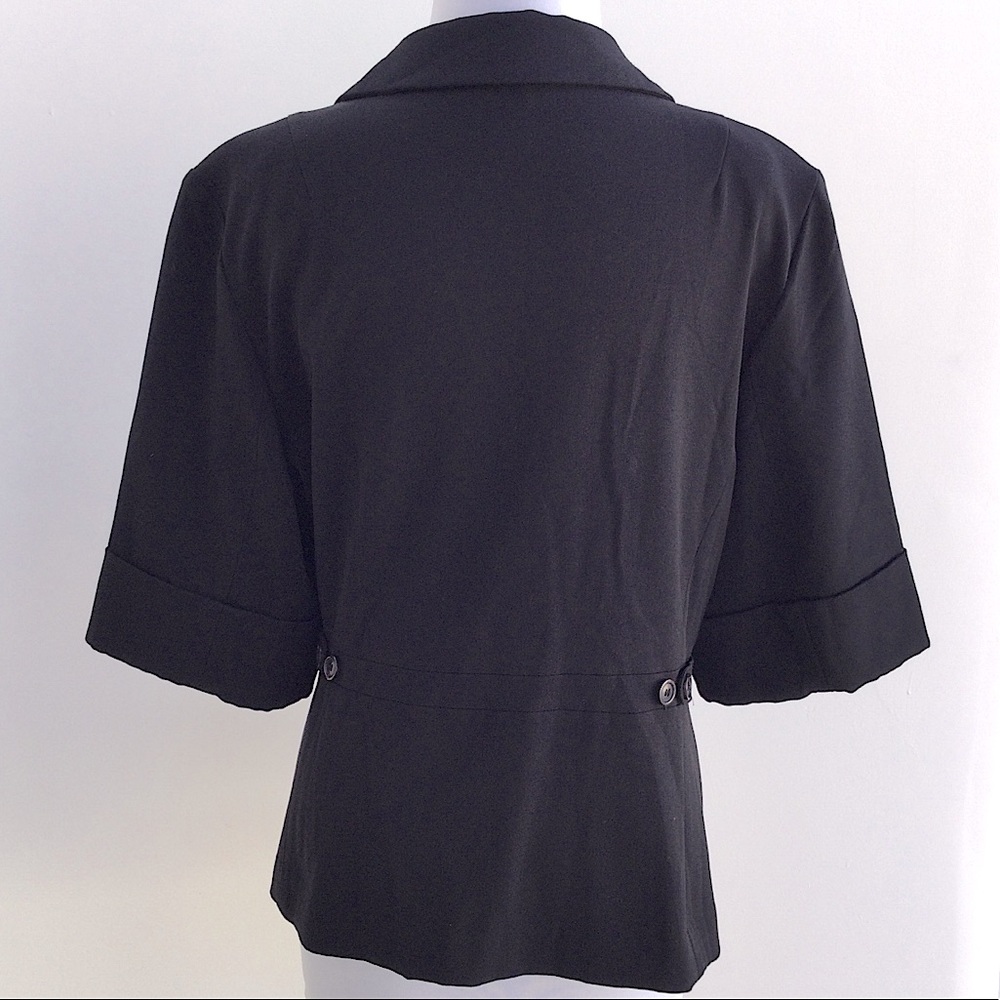 Torrid Black Button Down Blazer - image 3